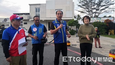 為挺韓國瑜鋼鐵粉前往高雄　台東張志明送車致意