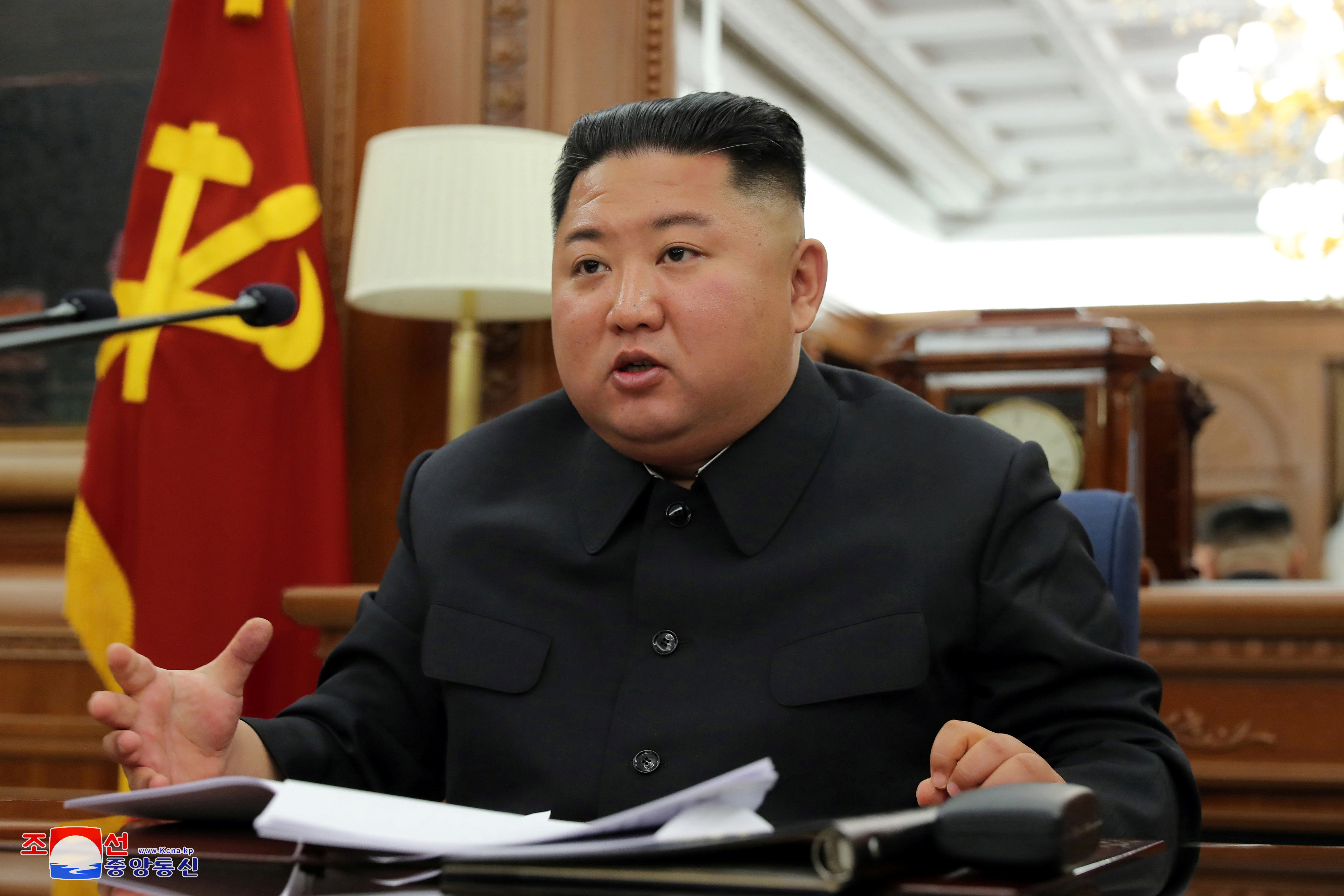 ▲▼  北韓領導人金正恩主持第七屆黨中央軍事委員會第三次擴大會議。（圖／路透）