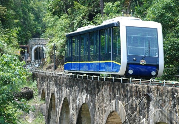 ▲▼馬來西亞升旗山纜車。（圖／翻攝自Facebook／Penang Hill）