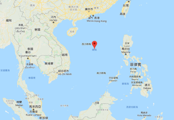 ▲聲稱擁有南海主權的有中國、馬來西亞、越南、汶萊、台灣。（圖／翻攝自google map）