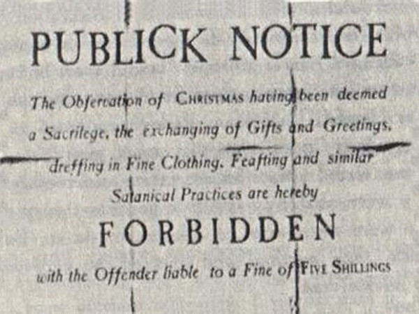 ▲▼禁止聖誕節法令。（圖／取自Wiki/Puritans）