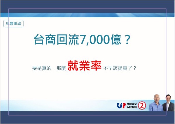 ▲▼韓競辦召開「台灣經濟大好 你信嗎？」記者會。（圖／韓國瑜競辦提供）