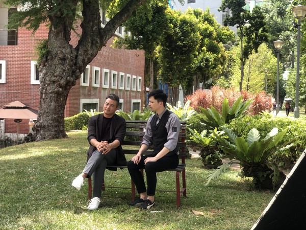 ▲廖奕琁和江常輝兩人在新加坡電視劇《攻星計》首度同台演出。（圖／凱渥提供）