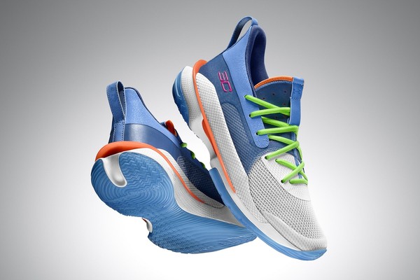 ▲UA於12月27日發售Curry 7籃球鞋＂NERF Super Soaker＂配色！。（圖／品牌提供）