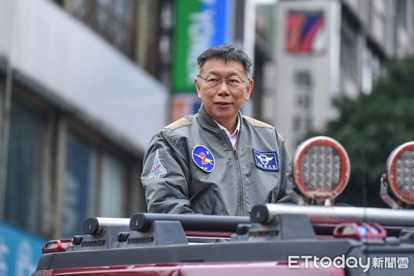 ▲柯文哲出席民眾黨全台車掃啟動記者會。（圖／記者林敬旻攝）