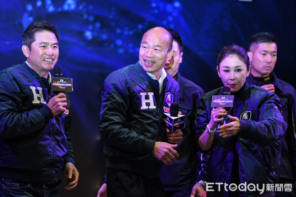 ▲韓國瑜出席「H夾克」2020鋼鐵愛心拍賣大會。（圖／記者林敬旻攝）