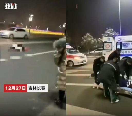 ▲吉林恐怖情人當街砍殺女友及女友媽媽。（圖／翻攝自新京報，下同）