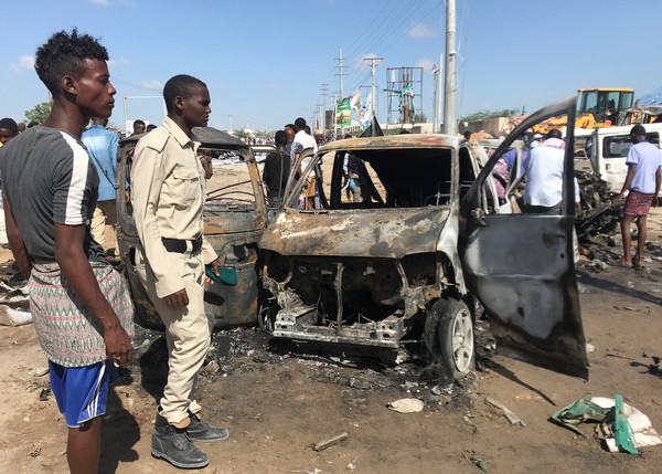 ▲▼ 索馬利亞28日發生汽車炸彈攻擊。（圖／路透）