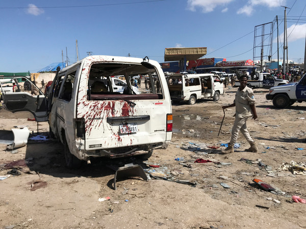 ▲▼ 索馬利亞28日發生汽車炸彈攻擊。（圖／路透）