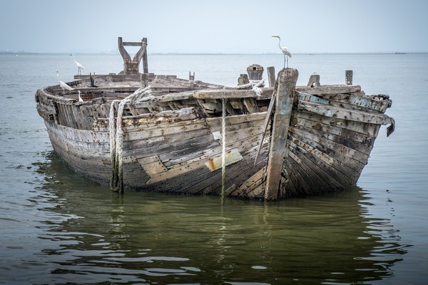 ▲▼木船,船,海洋,廢船。（示意圖／取自免費圖庫pixabay）