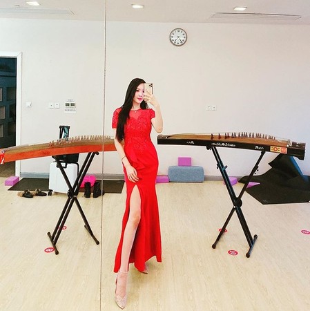 ▲辣模子涵瘦7公斤參加亞洲小姐總決賽。（圖／翻攝自翁子涵Instagram）