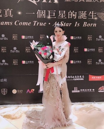 ▲辣模子涵瘦7公斤參加亞洲小姐總決賽。（圖／翻攝自翁子涵Instagram）