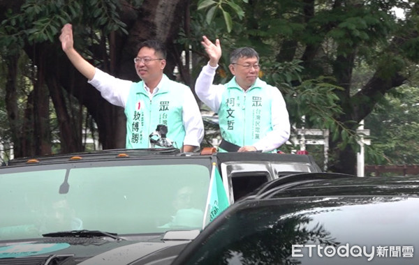 ▲▼  台北市長柯文哲南下幫高雄立委候選人掃街拜票           。（圖／記者翁進忠攝）