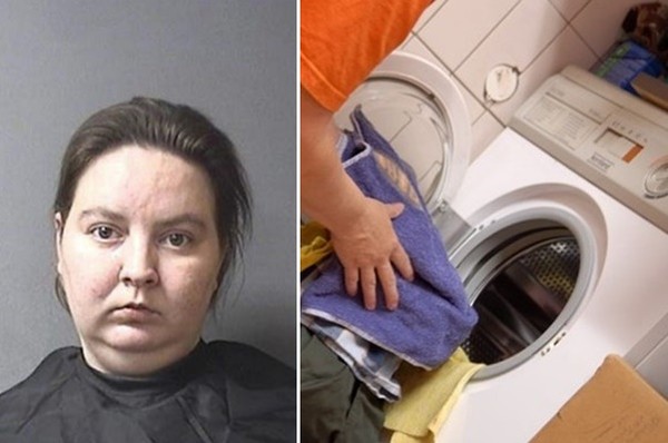 ▲美國印第安納州30歲母親奧莉佛（Heather Oliver）被指控將5歲兒子關在運轉中的洗衣機裡。（圖／Madison County Sheriff`s Office、達志示意圖）
