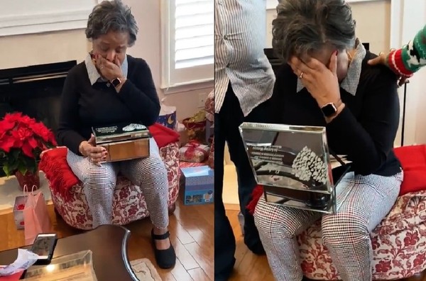 相守55年老伴病逝　孫女送「珍藏半世紀情書」讓她淚崩：最好的禮物。（圖／翻攝自twitter／@ForeverLAS_）