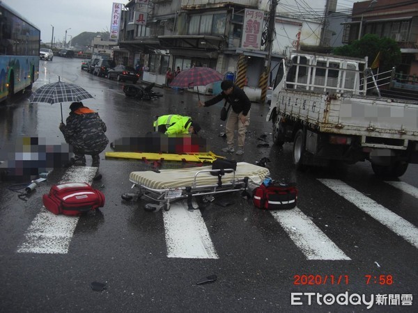 ▲瑞芳濱海公路車禍（圖／郭世賢翻攝）