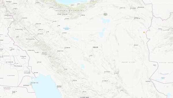 ▲▼伊朗東部發生規模5.2地震。（圖／翻攝自usgs）