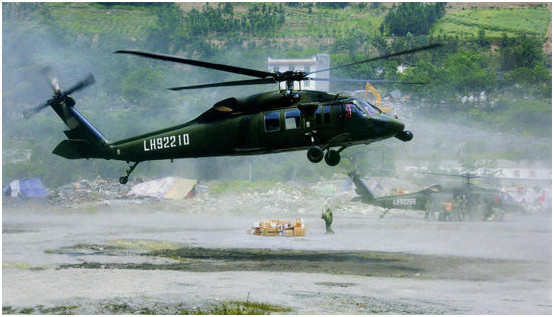 ▲▼解放軍裝備的黑鷹直升機。（圖／翻攝自微博）