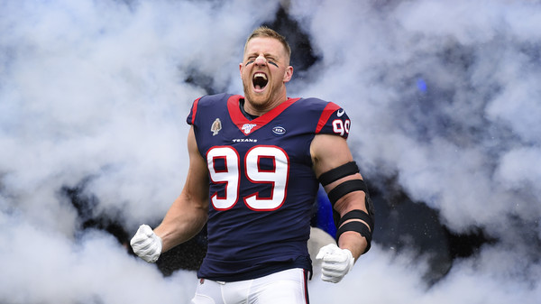 ▲NFL休士頓德州人明星防守端鋒JJ瓦特(J.J. Watt)。（圖／達志影像／美聯社）