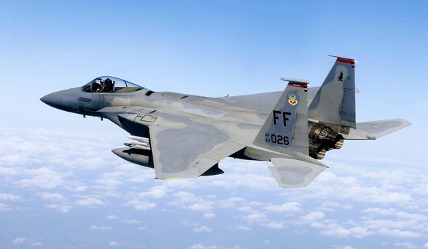 ▲▼美國空軍F-15C鷹式戰鬥機。（圖／翻攝自維基百科）