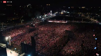 震撼空拍！蔡英文台南、桃園、新北擠爆23萬人　6日啟動全台車掃