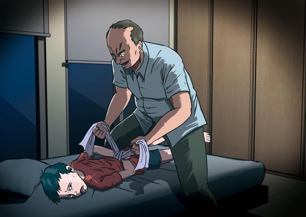 劉華崑擔心遭死者的6歲小兒子指認，竟將他綑綁、吊死在衣櫥中。