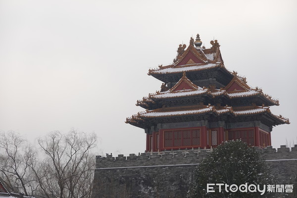 ▲▼北京,故宮,景山,景山公園,雪景。（圖／記者曾俊豪攝）