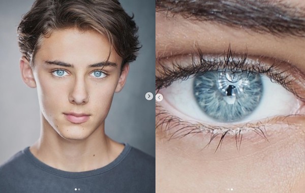 ▲▼威廉米勒16歲擁有湛藍如鑽石般的眼睛。（圖／翻攝自IG／william.franklyn.miller）