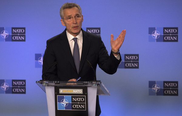 ▲▼北太平洋公約組織（NATO）秘書長史托藤伯格（Jens Stoltenberg）。（圖／達志影像／美聯社）