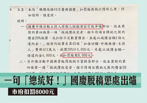 ▲李雅慧質疑高喊「總統好」市府竟只扣罰8千元      。（圖／翻攝主婦政治力李雅慧）