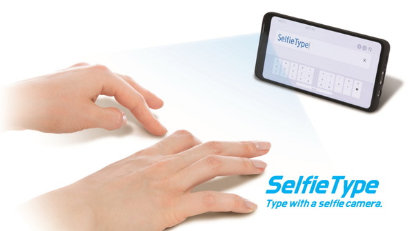 ▲▼三星AI虛擬鍵盤SelfieType。（圖／取自Samsung Newsroom）