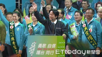 蔡英文新竹造勢破萬人！賴清德燒聲喊：民進黨守護台灣是「一世的工作」