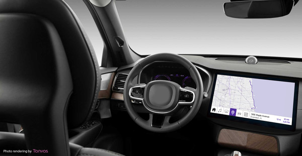 ▲群創策略合作美國觸控新創Tanvas　發表新一代觸覺反饋車用顯示器。（圖／群創提供）