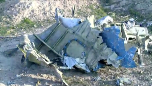 ▲▼烏克蘭國際航空（UIA）波音737客機墜毀。（圖／路透）