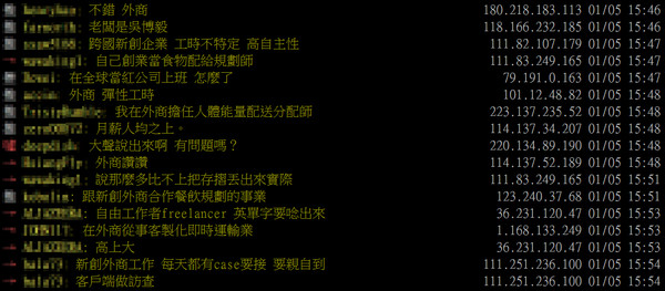 ▲▼網友紛紛留言提供外送員職稱參考。（圖／翻攝自PTT）