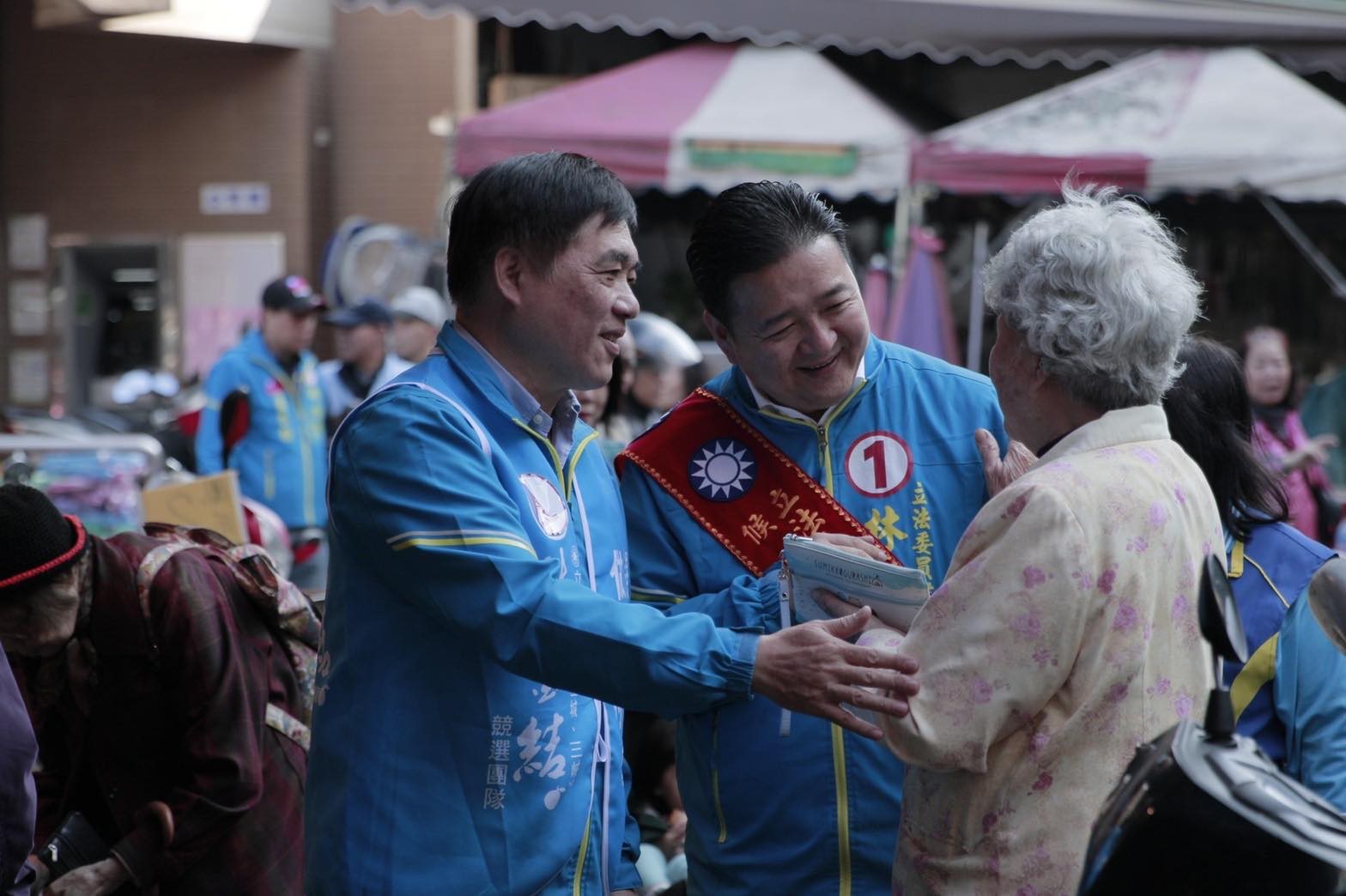 ▲▼    林金結、郝龍斌         。（圖／林金結辦公室提供）