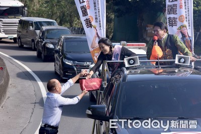 「伍力全開、原鄉同行」　潘孟安車掃原鄉力挺伍麗華