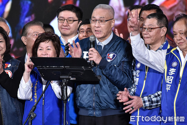 ▲▼「台灣安全 人民有錢 凱道勝利晚會」,國民黨黨主席吳敦義。（圖／記者李毓康攝）