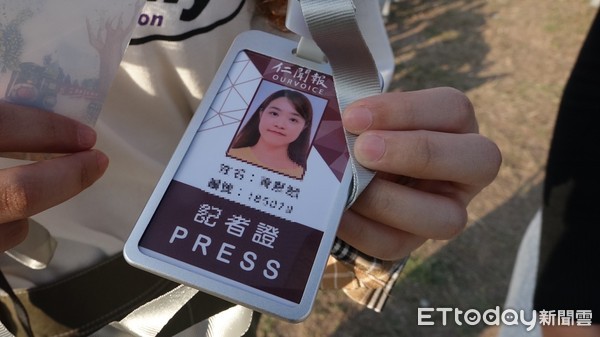 ▲香港仁聞大學學生記者到台灣採訪總統選舉。（圖／記者吳奕靖攝）
