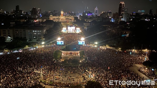 ▲▼2020凱道選前之夜，凱道至高點。（圖／記者吳杰澄攝）