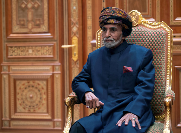 ▲阿曼在位最久國王喀布斯（Qaboos Bin Said al-Said）逝世。（圖／路透）