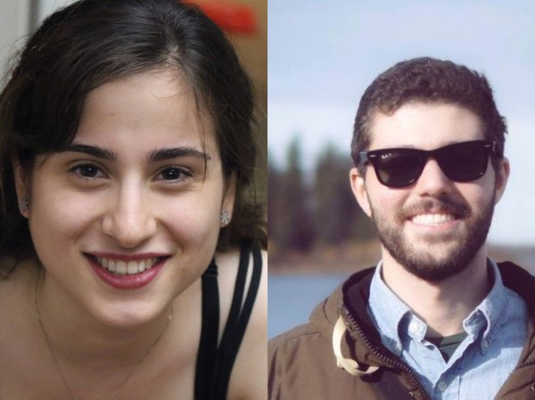 ▲戈吉（左）、波札拉比（右）是一對新婚夫妻，於元旦在伊朗完婚，然後回加拿大舉行婚禮，沒想到遇到死劫。（圖／翻攝自Facebook／@Pouneh Gorji、@Arash Pourzarabi）