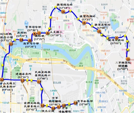 ▲▼移柩與啟靈路線。（圖／國防部提供）