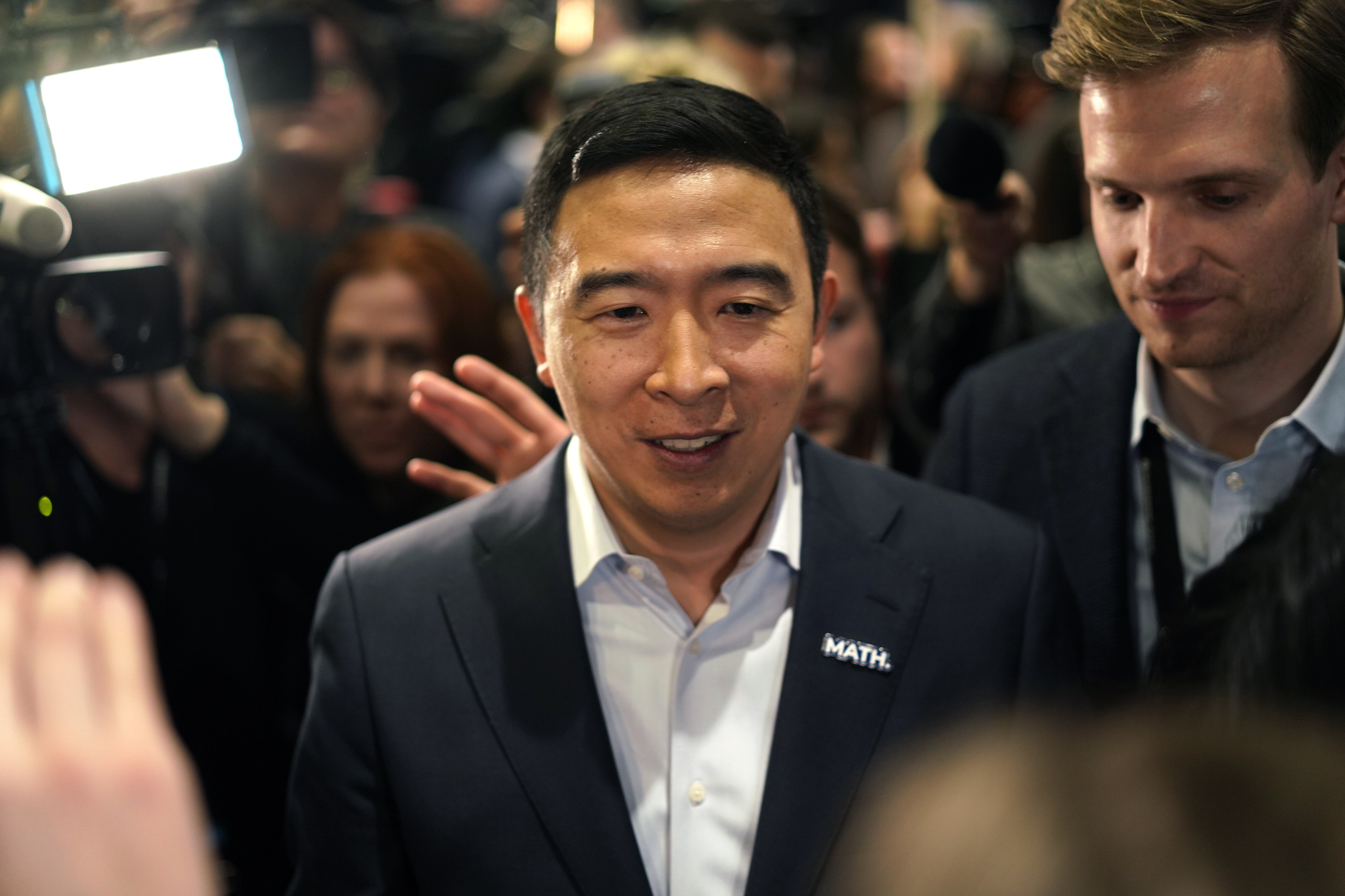 ▲▼民主黨台裔美籍候選人楊安澤（Andrew Yang）。（圖／路透）