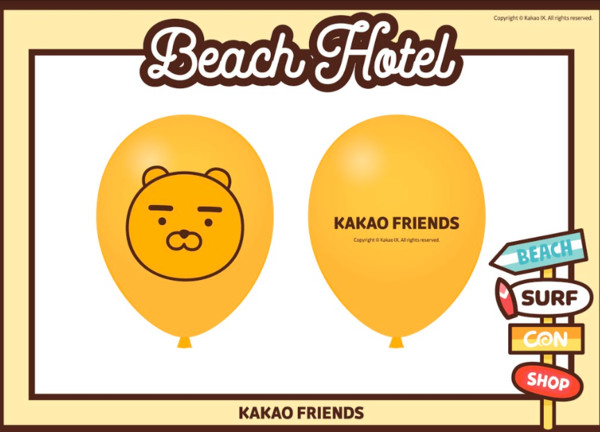 ▲KAKAO FRIENDS Beach Hotel 快閃店 。（圖／高雄夢時代提供）