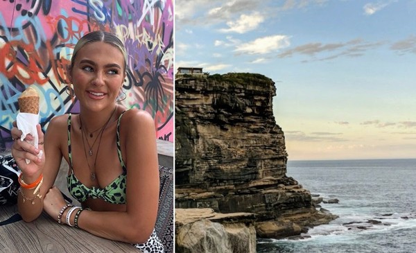 ▲英國21歲模特兒、背包客戴維斯（Madalyn Davis）在雪梨鑽石灣（Diamond Bay Reserve）墜落死亡。（圖／ig@madalyn_davis_、Google Map）