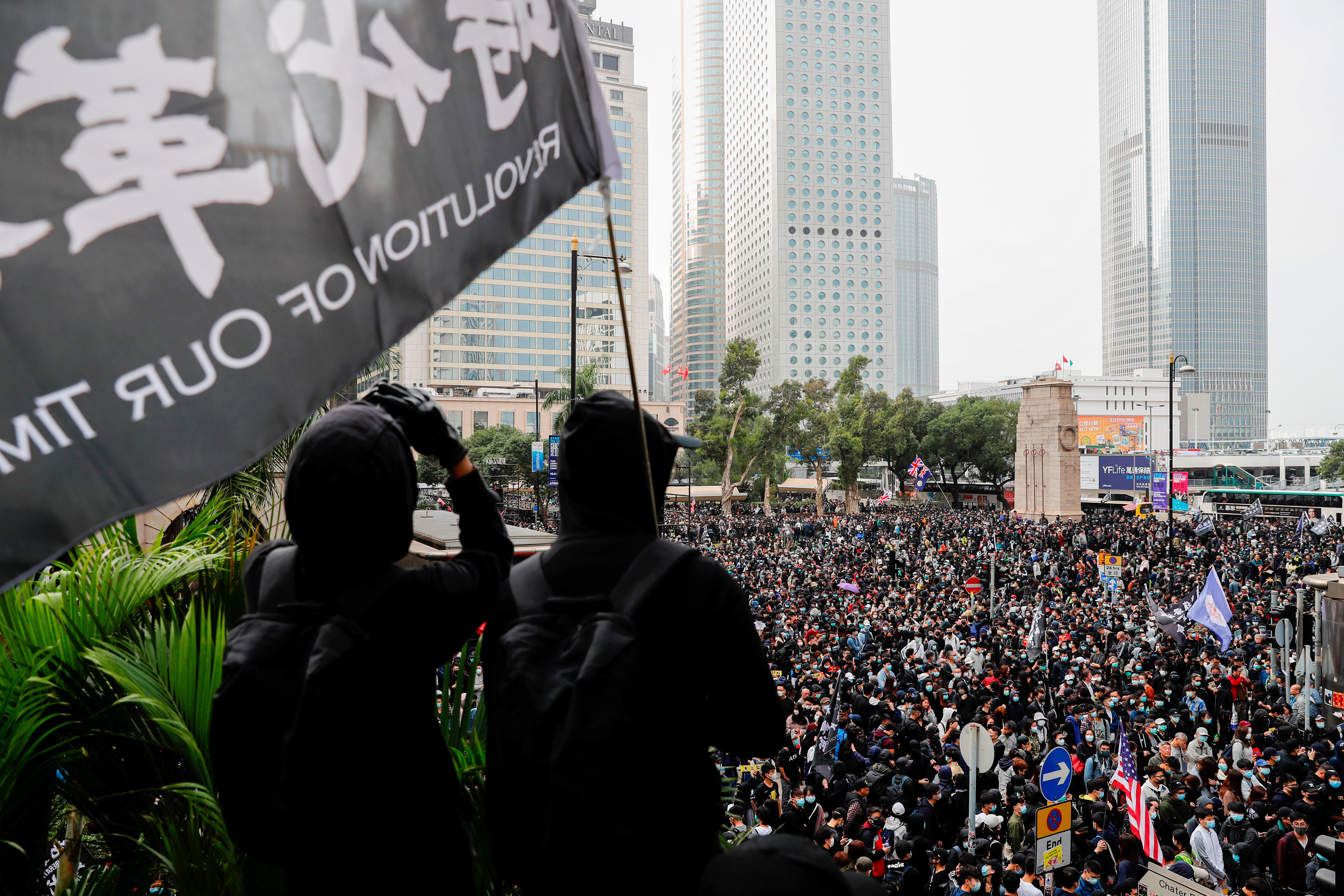 ▲▼ 天下制裁集會,香港,反送中。（圖／路透社）