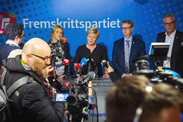 ▲挪威進步黨宣布退出聯合政府。（圖／達志影像／美聯社）