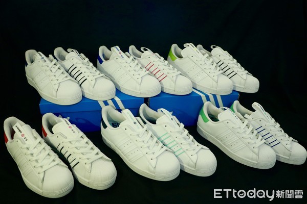 ▲adidas 城市系列superstar。（圖／記者王則絲攝）