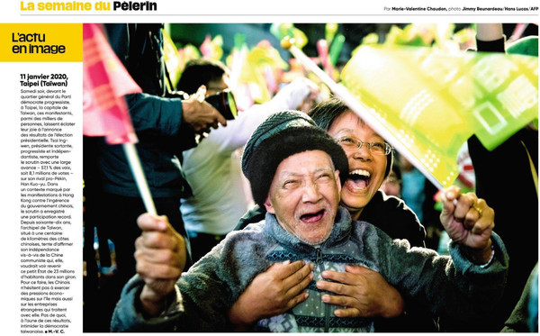 ▲▼台灣選前之夜照片登上法國媒體。（圖／翻攝自Facebook／Jimmy Beunardeau photographer）